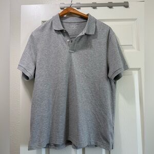 J. Crew Heather Gray Polo Shirt